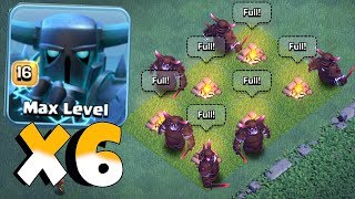 ALL MAX SUPER PEKKA RAID  Clash Of Clans  OVERPOWERED [upl. by Ringler131]