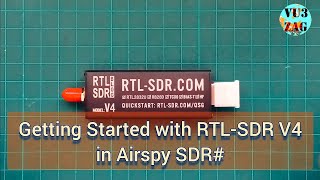 Getting Started with RTLSDR V4 in Airspy SDR Sharp SDR [upl. by Omari167]