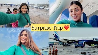 Flight Miss Hogayi 😭  Surprise Trip  SAMREEN ALI VLOGS [upl. by Araldo]