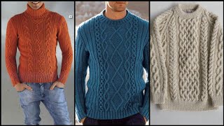 Latest Hand Knitted Sweater Design For MenLatest Knitting Pattern Sweater Design For Gents [upl. by Maidel]