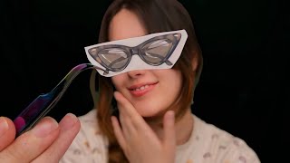 ASMR  The girl next door is sticking stickers on you [upl. by Frangos655]