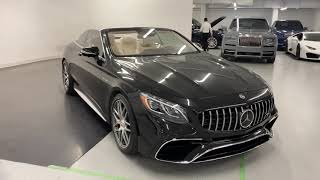 2019 Mercedes AMG S63 4Matic Cabriolet  Revs  Walkaround 4k [upl. by Aicirtac]