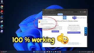 How to fix Teams installation failed error or teams not opening in windows 1011  2023 [upl. by Idnarb]