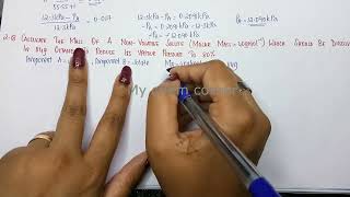 Calculate the mass of a non volatile solute molar mass 40gmol which should be dissolved in 114g [upl. by Ajnin]