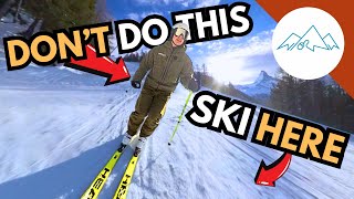 How to ski faster with confidence  How to look like a pro skier  Controlling speed on steep slopes [upl. by Tonie]