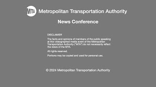 MTA News Conference  1232024  Grand Central Madison One Year Anniversary [upl. by Ileak]