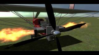 Gmod  Flying The Stunt Plane  Fin Tool amp Engine Powered 8cyl [upl. by Magnien]