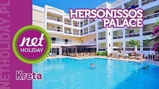 hotel Hersonissos Palace 45  GRECJA Kreta  netholidaypl [upl. by Suinotna]