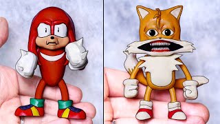 Making Sonic Tapes Shin Sonic Tails amp Knuckles Sculptures Timelapse [upl. by Josepha]