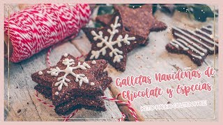 Galletas navideñas de Chocolate y Especias Chokolat Pimienta ♥ [upl. by Falo]