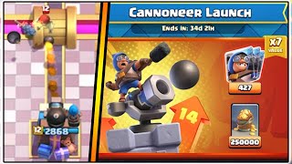 BEST CANNONEER DECK  CLASH ROYALE  IS THE CANNONEER GOOD [upl. by Fields]