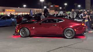 Scottsdale Arizona Pavilions rock amp roll Car Show 4K 1272024 [upl. by Ylremik]