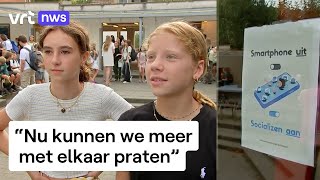 Deze school in Antwerpen gaat vanaf nu gsmloos door het schooljaar [upl. by Jonna]