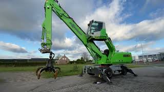 Demo video Sennebogen 825Me crane BigmachineryNl [upl. by Serica]