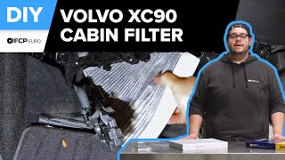 Volvo XC90 Cabin Air Filter Replacement 20152021 SPA Volvo XC90 T5 Momentum T6 Inscription T8 [upl. by Aidnahs]