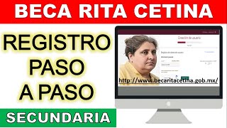 Como registrarse BECA RITA CETINA GUTIERREZ 📝 Registro Paso a Paso 📚 Noviembre [upl. by Aman]