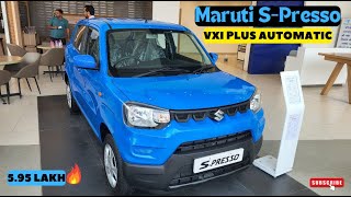 Maruti SPresso Vxi Plus AMT🔥2024 सिर्फ़ 595 लाख में😎 [upl. by Lorrie]