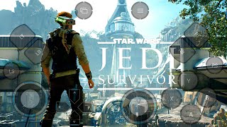 Jogando star wars jedi survivor no celular cloud game de pc para android gameplay [upl. by Pages19]