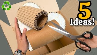 Transforming Cardboard Rolls 5 Super Genius Recycling Ideas 😱♻️ I Make Many and Sell Them All [upl. by Atnauq303]