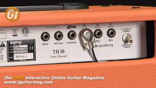 Orange TH30 Combo Amp Demo amp Review By Rick Graham Guitar Interactive [upl. by Claudelle119]