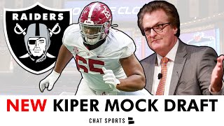 Raiders Rumors On JC Latham  2024 NFL Draft Rumors amp News From Latest ESPN Mel Kiper Mock Draft [upl. by Anwaf]