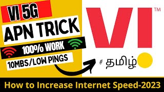 Boost Vi Net Speed With Vi 5g  Vodafoneidea APN Settings Tips  Quick Internet Tamil [upl. by Filberto844]