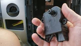 Man Tips 2011 Ford F150 AC Blend Door Actuator Replacement [upl. by Laitselec]