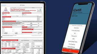 Creating An Electrical Certificate With iCertifi [upl. by Riobard844]