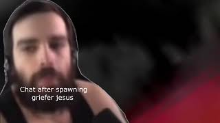 Chats reaction to voting griefer jesus [upl. by Kelson773]