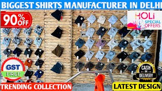 Branded Shirt Wholesale Market In Delhi  Delhi Tank Road Shirt Market Shirts Manufacturer In Delhi [upl. by Lareine]