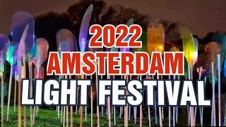 Amsterdam Light Festival 2022  Live Walking Tour [upl. by Inerney297]