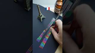 🇫🇷Eiffel Tower Fireworks Unveiled 🎆 art diy france scratchart [upl. by Buchheim]