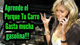 Aprende El Porque Tu Carro Gasta Mucha Gasolina [upl. by Elauqsap]