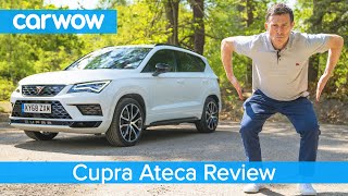 Cupra Ateca SUV 2020 review  see how we made it quicker than a Golf R [upl. by Annodal]