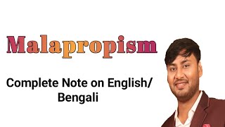 Malapropism What is Malapropism Definition examples and features in Bengali English [upl. by Adorl]