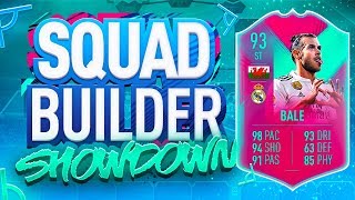 FIFA 19 SQUAD BUILDER SHOWDOWN STRIKER FUT BIRTHDAY GARETH BALE [upl. by Ahseekal]