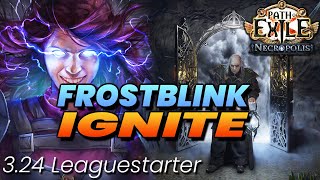 Frostblink Ignite Elementalist League Start Guide  324 Necropolis [upl. by Nosned]