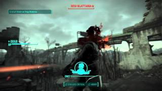 Fallout 4  Rare Weapon Guide Gatling Laser Legendary Regi Blattaria [upl. by Cleopatra]