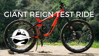 MAKE IT REIGN  2017 Giant Reign Advanced Test Ride [upl. by Ellehs]