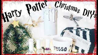 DIY Harry Potter Christmas Room Decor amp Gift Ideas  7 Easy Christmas Crafts  Adela [upl. by Lakin174]