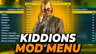 GTA V ONLINE KIDDIONS MOD MENU  GTA ONLINE MOD MENU  ULTIMATE MONEY  LVL UP Guide [upl. by Conley370]