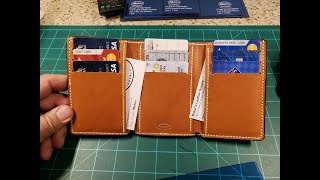 Making a TriFold Wallet [upl. by Analem]