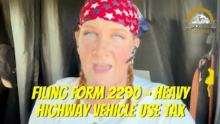 Filing Form 2290  Heavy Highway Vehicle Use Tax [upl. by Ennaira277]