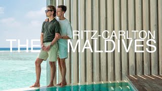 RITZCARLTON MALDIVES VLOG  EXCURSIONS  RESTAURANTS  SPA  GYM  WATER VILLA  MARRIOTT AFFILIATE [upl. by Schuyler]