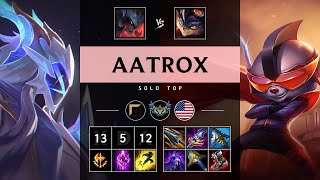 Aatrox Top vs Rumble Dominating  NA Challenger Patch 1417 [upl. by Arhna]