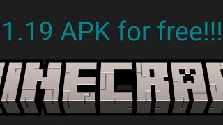 Minecraft 119 APK Mod Latest version Minecraftpe [upl. by Gurl]