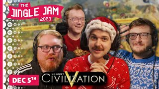 Sid Meiers CIV 5  wLewis Ben Duncan Spiff amp More  Jingle Jam 2023  Day 5  05122023 [upl. by Jerz251]