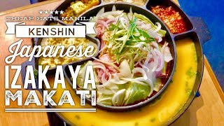 Cheap Eats Manila Kenshin Japanese Restaurant Izakaya Beacon Makati [upl. by Queri225]