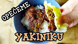 YAKINIKU  Hovězí plátky ochucené jako korejskojaponské BBQ [upl. by Willin698]