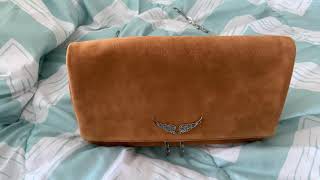 Zadig et Voltaire Rocky Suede Bag review [upl. by Lienet703]